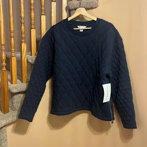 Athleta Retroplush Quilted Crewneck Sweatshirt. New With Tags.
